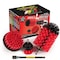 Drill Brush Power Scrubber By Useful Products 5 in W 7 in L Brush, Red R-S-42J-5X-QC-DB - alternate 1